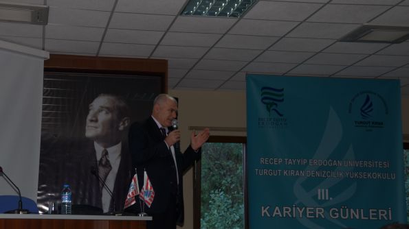 H. Musa Cıbıroğlu Turgut Kıran Denizcilik Yüksekokulu Kariyer Günleri Konuğu Oldu..